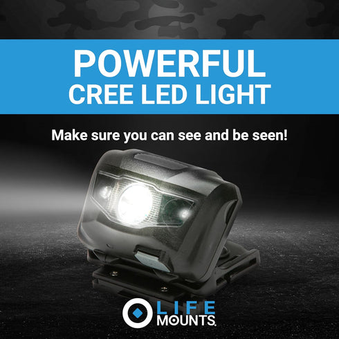 LED Tactical Helmet NVG Shroud Mounted Light
