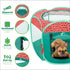 Furhaven Portable Dog Playpen Cat Tent, Pet Playground,Kennel Foldable Indoor Outdoor Zippered Puppy Crate - Green