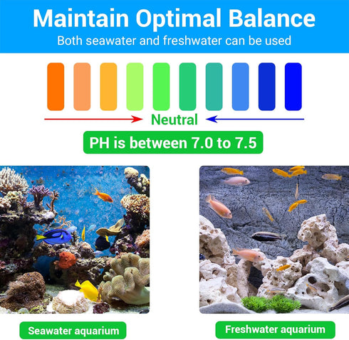 Segarty Filter Media, 12 in 1 Bio Media for Aquarium Sump Filter, Ceramic Rings Activated Carbon for Koi Fish Tank