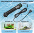 50W 100W Small Submersible Aquarium Heater, Constant Temperature 77?, Betta Fish Tank Heater Suitable for Saltwater and Freshwater, 5/10/20 Gallon Fish Tahk (100W)