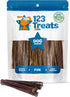 123 Treats Beef Gullet Jerky Sticks - (6 Inches - 30 Count)
