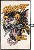 RokFit Gym Towel - Multi-use Bold Graphic Towel with Carabiner Clip for Golf and Utility (Starve Your Distractions)