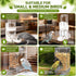 Set Rypet No Mess Bird Water Feeder Dispenser Automatic Bird Feeder Transparent Food Container Cage Acrylic Parrot