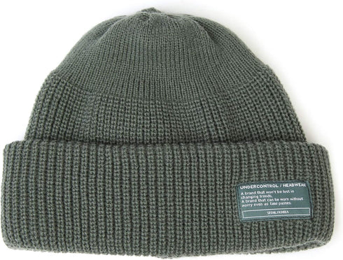 UNDERCONTROL Winter Trawler Fisherman Beanie, Unisex Stylish Plain Docker Skull Hat, Color Pack