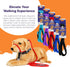 Heather's Heroes Sidekick Dog Headcollar with Leash, Effective Training Tool for Leash Reactivity, Red, Mini