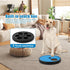 NQEUEPN 3 1 Dog Scratch Pad for Nails, in Round Rotatable Pet Grinding Mat, Slow Food Storage Box, Fun File Board