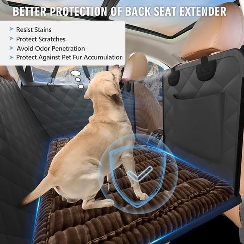 (51X 23.5) Backseat Dog Bed Non-Slip, Dog Bed for Car Back Seat Soft and Comfortable, Back Seat Pet Bed Mat for Travel