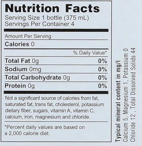 12.7 Oz, 4 Pack Voss, Water Artesian Still, Fl