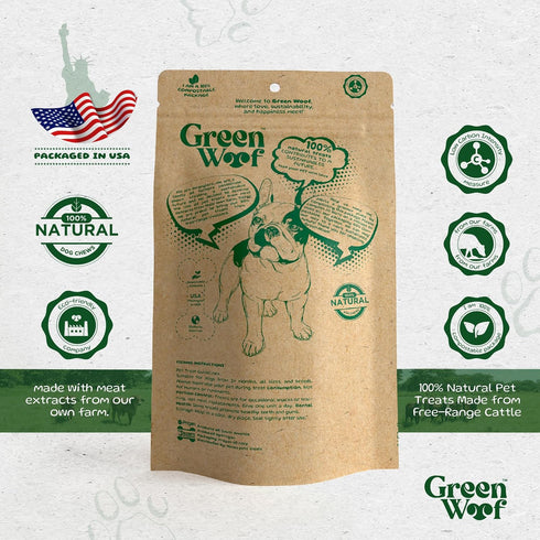 Bully Sticks (6 Inch) - Easily Digestible 100% Pure Beef Treats for Medium & Large Dogs (20 Count)
