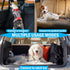 Harness,32 Inch/80 cm Dogs2 Pack Dog Car Safety Double Clips Seatbelt Dog LeashNo Chew seat Belts for Blue