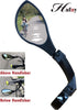 Hafny HD Blast-Resistant Bike Mirror, Adjustable Rotatable Rearview Mirror for Bicycle