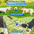 Upgraded Dog Squeak Toys, Tug of War Squeaky Parrot Toys with Strong Pull Rope for Small, Medium, Large Dogs