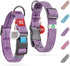 WAUDOG Reflective Cotton Dog Collar, Eco-Friendly Alternative for Small Medium Large Dogs with QR ID Tag