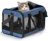 Cat Carrier Airline Approved, Soft-Sided Dog Carrier with Safety Leash, Collapsible Pet Transport Carrier for Cats,