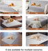 Waterproof Dog Blanket, Washable Anti-Slip Couch Covers for Sofa, Pet Hair Resistant, 40x50, Lightgrey