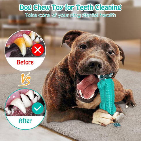 Dog Toys for Super Aggressive Chewers: Tough Dog Chew Toys - Indestructible Dog Toys for All Breed Sizes