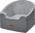 VEVOR Dog Car Seat - Waterproof Booster Seat with Storage Pocket, Clip-On Safety Leash, Gray