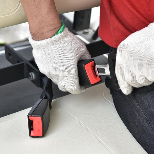 Golf Cart Seat Belts, 2 Pack Retractable Kit, Compatible with EZGO, Yamaha, Club Car DS Precedent