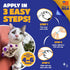 Soft Claws Cat Nail Caps for Large Cats, 40 Caps, Clear - Veterinarian-Developed, Non-Toxic