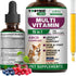 Cat & Dog Multivitamin - 15 in 1 Pet Supplements with Cranberry & Glucosamine, Natural UTI & Joint Support