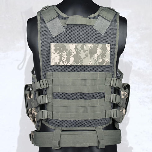 YAKEDA Adjustable Fit Tactical Outdoor CS Game Vest for Adults