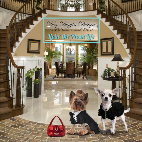 Dog Diggin Designs Runway Pup Collection, Unique Squeaky Parody Plush Dog Toys