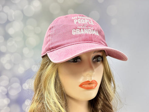 My Favorite People Called Me Grandpa, Grandma, Papa, Dad, Mom, Uncle and Auntie Baseball Hat