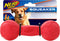 Nerf Dog 7in Bash Squeak Barbell Dog Toy - Red