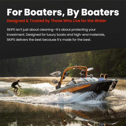 SKIPS All Purpose Boat Cleaner: Premium Boat Cleaner for Spots, Spills & Cool-Touch Fabrics Great for Vinyl, Leather