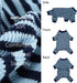 Fitwarm Blue and White Striped Dog Pajamas - Waffle Onesie for Small Dogs, Pet Cat Outfit, XXL