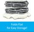 2-in-1 Kitty City Large Cat Tunnel Bed, Zip-Together Cat Play Tunnel & Plush Nap Bed, Pop-Up Indoor Cat Toy
