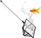 Aquarium Fish Net, 6 Inch Fine Mesh with Extendable 9-24 inch Long Handle