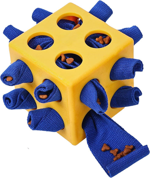 Fossa Dog Enrichment Puzzle Toy - Interactive Snuffle Ball for Dogs - Encourages Stimulation and Food Foraging Skills