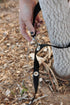 Hands Free Dog Leash Training Lead, Double Snap Grommet Adjustable, Large 1" x 7.5’ Red