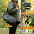 West Biking Bike Rear Seat Bag, Double Water Resistant Zipper Bicycle Trunk Pannier, 8.6L Capacity