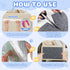 Cat Carpet Protector 47.2"x15.8", Stick on Floor and Wall Cat Scratch Pad Rug for Indoor Litter Mat