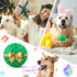 ZRIFAQESW Tough Dog Chew Toys for Aggressive Chewers, Indestructible Dog Balls for Aggressive Chewers, Squeaky Balls