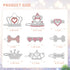 9 Pieces Dog Tiara Crown Hair Clips Pet Crystal Rhinestone Barrette Clips for Dog Puppy Ear Crown Clips Clear Doggie Crown Clip Pet Grooming Hair Accessories for Pet Girl, 9 Styles (Vivid Style)