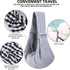 Dog Carrier Sling, Reversible Puppy Carrier Purse with Storage Pocket, Hands-Free for Small Dogs and Cats (Gray)