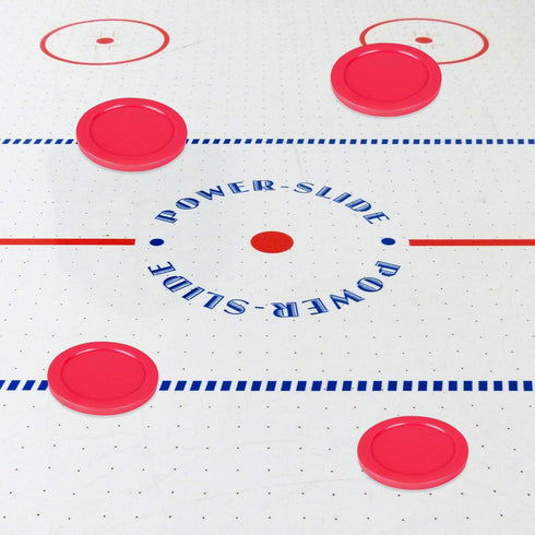 Super Z Outlet Red Replacement 2.5" Air Hockey Pucks for Game Tables, Pack of 4