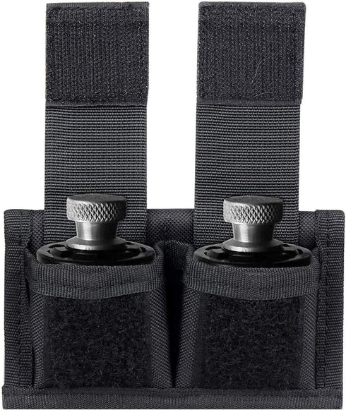 Speedloader Pouch Case Holder, Nylon Tactical Double Speedloader Belt, Universal Fit for .357 .44 from .38 to .45 Colt