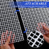 8 Pcs Aquarium Fish Tank Divider, Plastic Egg Crate Isolation Board with 10 Pcs Suction Cups, 11.8 × 11.8 in