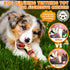 4-Pack Dog Chew Toys for Aggressive Chewers, Durable Bacon Flavor Nylon Bones for Teeth Cleaning