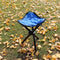 YUSHTPO 12in 3 Tripod Stool Portable Use Height Foldable Leg Chair for Hiking Camping Beach BBQ Travel Outdoor