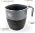 UCO Plastic Collapsible Cup, 12 Ounces, for Camping, Backpacking, and Hiking, Grey