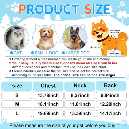 7 Pcs Dog Fleece Sweaters Dog Sweatshirt Winter Dog Outfits Soft Fleece Puppy Sweater Outfits for Chihuahua Yorkshire Pets Dog Cat (Cute, S(Neck: 8.27, Chest: 13.78, Back: 9.84))