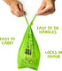 PLANET POOP Home Compostable Dog Poop Bags, 120 Un-Scented Extra-long Pet Waste Bags, Plastic Free, Leakproof