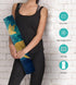 Non Slip Yoga Mat TPE Workout Mat - Thick Fitness Mats for Exercise, Yoga, Pilates, Floor Workouts