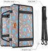 BYGD Pet Dog Booster Seat with Upgrade Support Rod, Breathable Foldable Car Basket for Small Medium Pets (Blue and Gray)