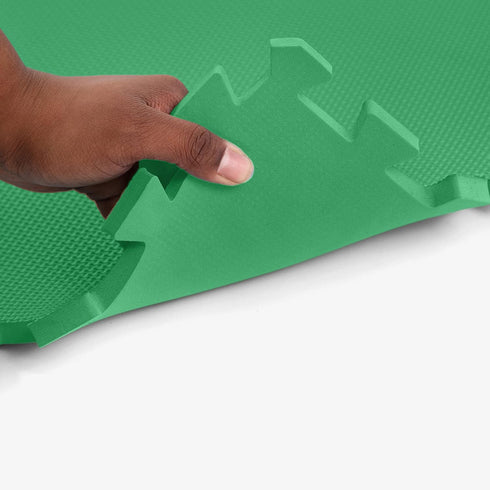 Flooring Inc's Puzzle Exercise Mats, EVA Foam Interlocking Floor Mats for Protective, Cushioned Workout Flooring